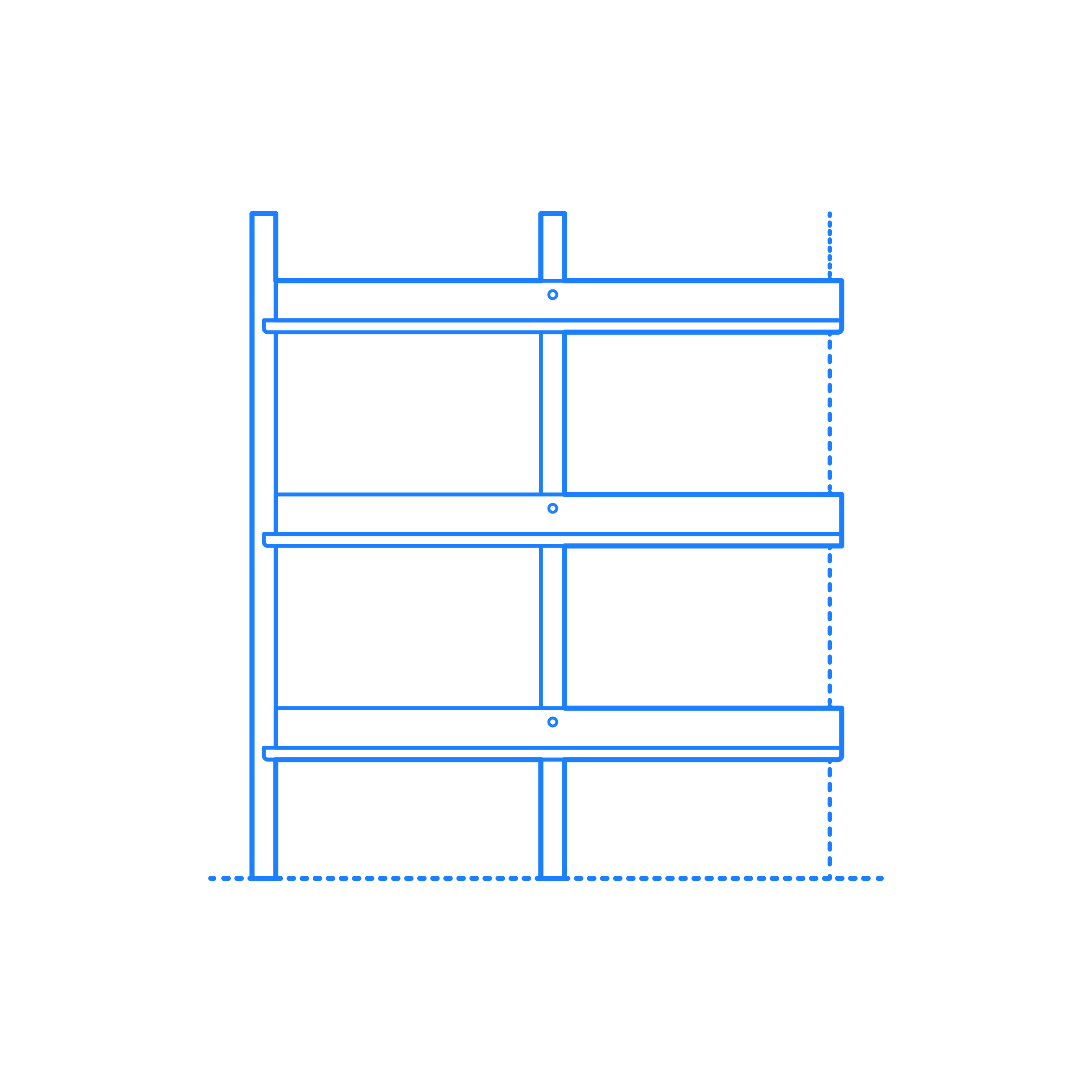 Furniture Bookcases Browser Bookcase Low Add On Line Art Svg Vector Free Vectors